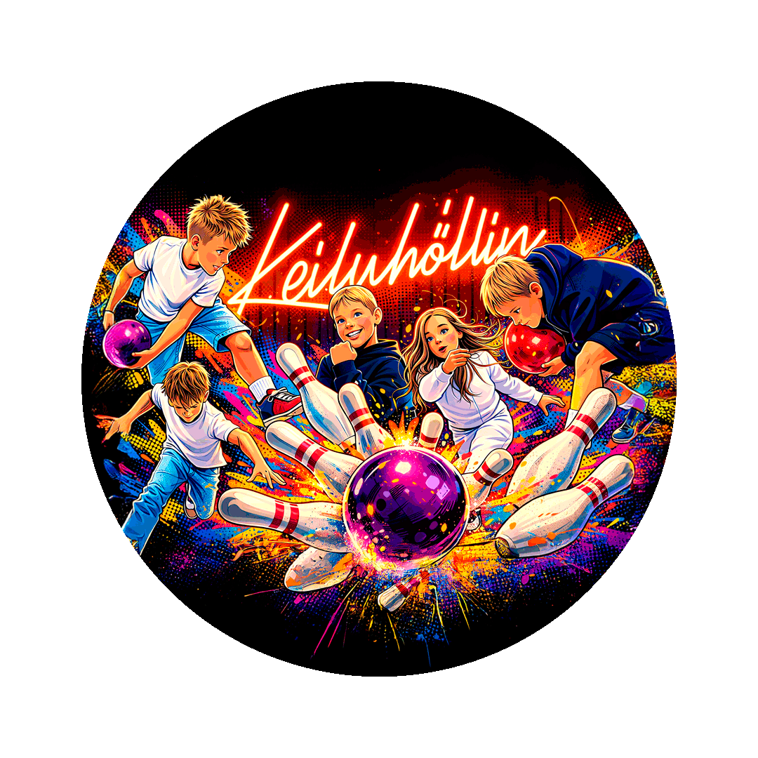 Gjafabréf í 50 mínútna keilu fyrir allt að 6 manns mynd